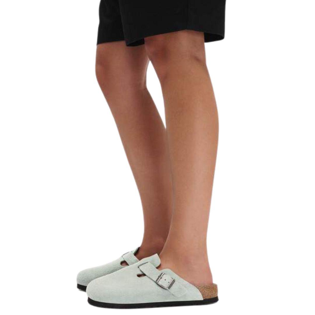 Birkenstock Women's Boston Soft Footbed Suede Clog